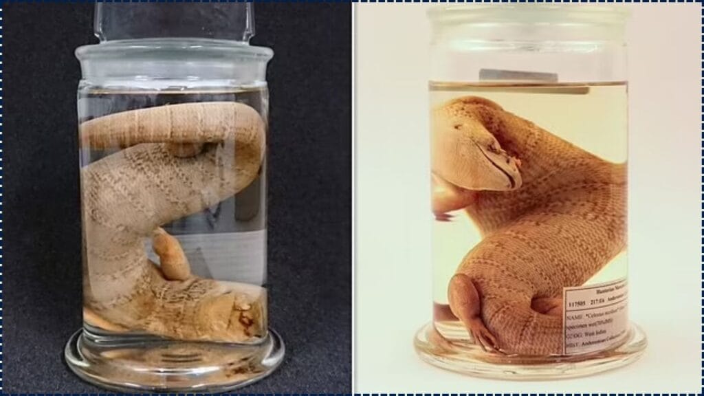 Ancient Lizard Species Found in a Museum Jar Sheds Light on Dinosaur-Era Life 1 Ancient Lizard Species Found in a Museum Jar