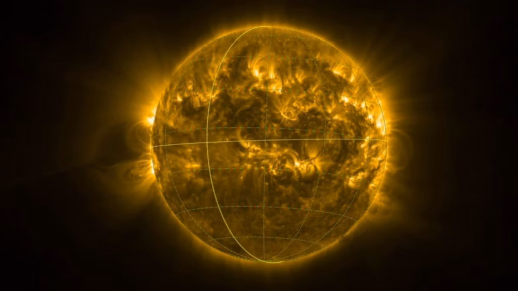 Solar Orbiter Captures Rare First-Ever Glimpse of the Sun’s South Pole Up Close 2 Glimpse of the Sun’s South Pole