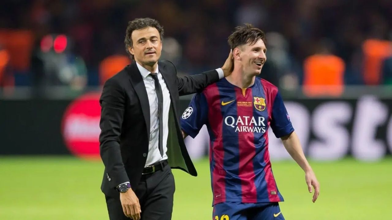 Messi y Luis Enrique se Reencuentran